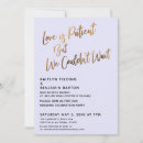 Search for love is patient but we are not Typography