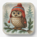 Search for owl paper plates Watercolor