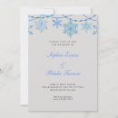 Search for christmas lights wedding invitations Snowflakes