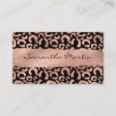 Search for faux rose gold foil business cards Blush