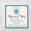 Search for floral retirement party invitations Pastel