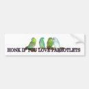 Search for love birds bumper stickers Parakeet