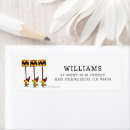 Search for stripped return address labels Cartoon