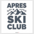 Search for club party stickers Skiing