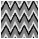 Search for black and white chevron fabric Ikat