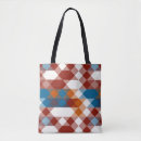 Search for blue white bags Red