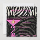 Search for zebra hens party invitations Stripes