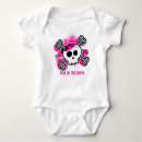 Search for skull and crossbones baby clothes Pink