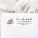 Search for nativity return address labels Simple