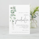 Search for eucalyptus graduation invitations Botanical