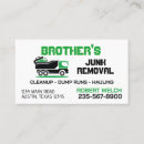 Search for trash removal business cards Commercial