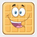 Search for square waffle stickers Food