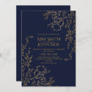 Search for blue and gold wedding invitations Royal