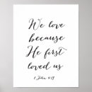 Search for because posters He first loved us