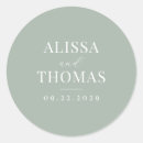 Search for neutral wedding stickers Classic