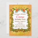 Search for fall leaves birthday invitations Modern