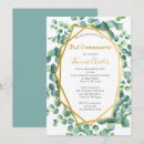 Search for daughter first communion invitations Greenery