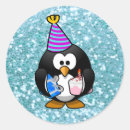 Search for penguin birthday stickers Happy