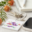 Search for purple iris key rings Floral