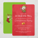 Search for cute elf invitations Festive
