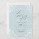 Search for aqua wedding invitations Calligraphy