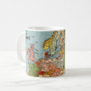 Search for europe map mugs Vintage