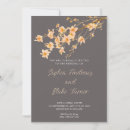 Search for orange and grey wedding invitations Elegant