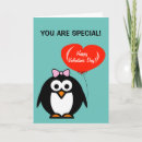 Search for cute penguin valentines day cards Cartoon