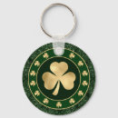 Search for green clover key rings St patrick's day