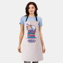 Search for sleeping cat aprons For her