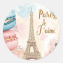 Search for paris macarons stickers Watercolor