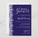 Search for navy bridal shower invitations Classic