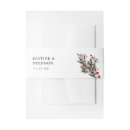 Search for christmas invitation belly bands Watercolor