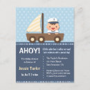 Search for sail boat baby shower invitations Navy