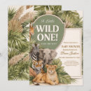 Search for wild animal invitations Safari