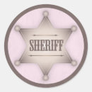 Search for sheriff badge stickers Western