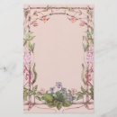 Search for linen stationery paper Flowers