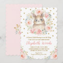 Search for bunny baby shower invitations Girly