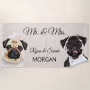 Search for bride and groom beach towels Newlyweds