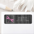 Search for dragonfly return address labels Rustic