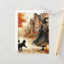 Search for witch cat postcards Halloween