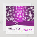 Search for girly bridal shower invitations Purple