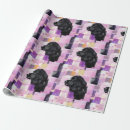 Search for black dog wrapping paper Abstract