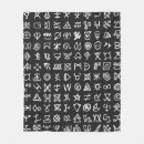 Search for letter blankets Black