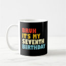 Search for seventh birthday mugs Funny