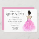 Search for girl quinceanera invitations Pink