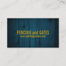 Search for fence business cards Metal