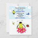 Search for bumble bee birthday invitations Bees