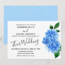 Search for blue flower invitations Simple