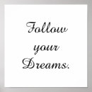 Search for follow your dreams art Motivational
